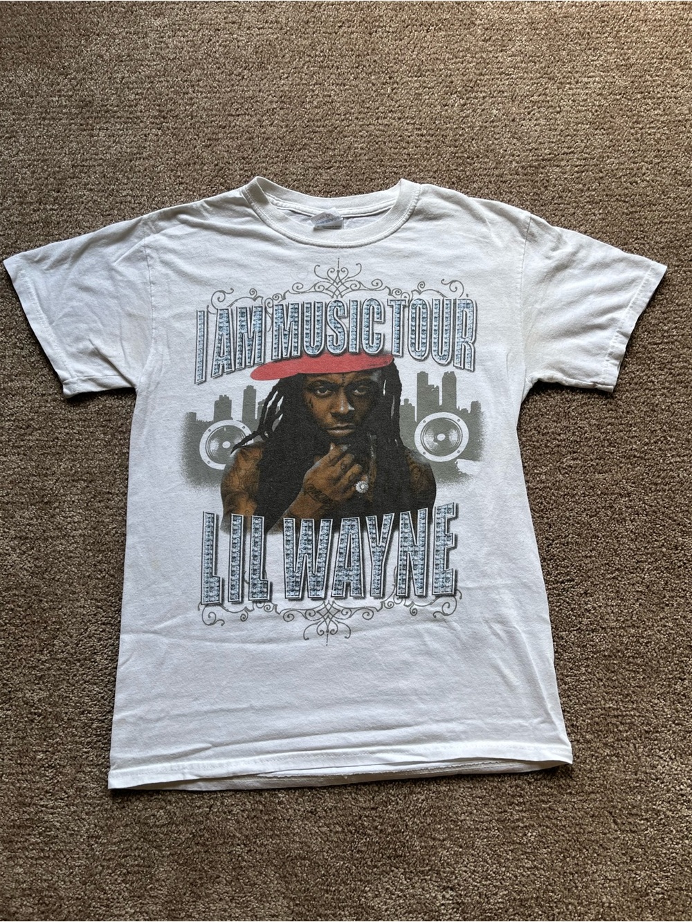 VTG ‘08 Lil Wayne I Am Music White Tour Tee